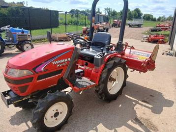 Yanmar Ke-60 Minitractor 4wd met frees beschikbaar voor biedingen