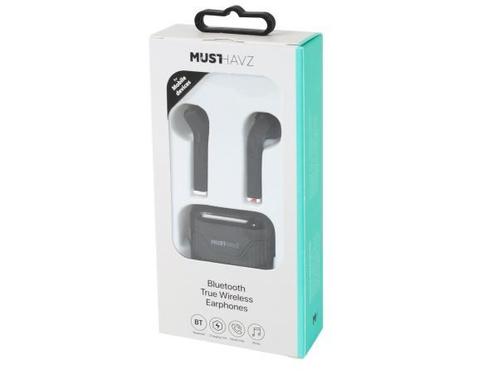 Veiling - Musthavz True Wireless Bluetooth Earpods zwart, Telecommunicatie, Mobiele telefoons | Oordopjes, Nieuw