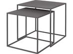 Blomus FERA - Bijzettafels - Set van 2 - 40x40 cm en 35x35, Verzenden, Zo goed als nieuw