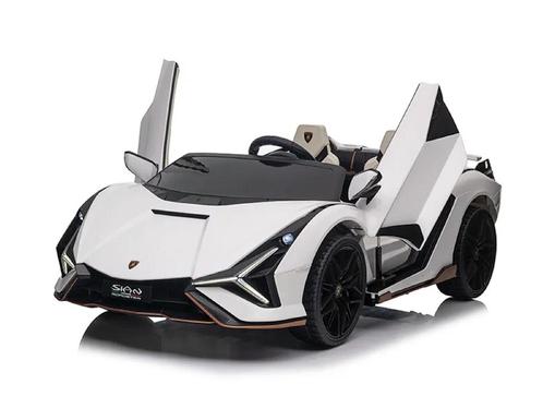 Lamborghini Sian, 2-persoons 24 volt elektrische kinderauto, Kinderen en Baby's, Speelgoed | Buiten | Accuvoertuigen, Ophalen of Verzenden