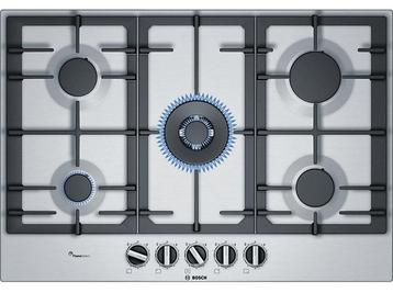 Bosch -  Gaskookplaat  - Inox, Elektronische apparatuur, Kookplaten, Verzenden, Nieuw, Gas
