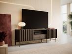 Meubella TV-Meubel Paz eiken 160 cm, Huis en Inrichting, Kasten |Televisiemeubels, Overige materialen, Verzenden, 150 tot 200 cm