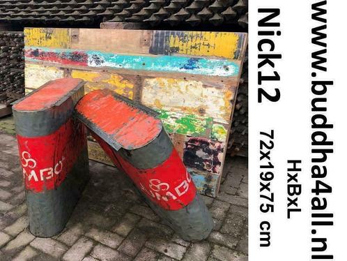 Olievat stoelen, industriële stoel, kuipstoel, zitmeubel, Huis en Inrichting, Stoelen, Overige kleuren, Nieuw, Metaal, Ophalen of Verzenden