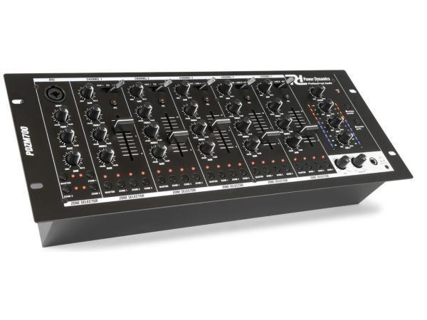 Veiling - SkyTec Power Dynamics 6 Kaals installatie mixer US, Muziek en Instrumenten, Mengpanelen, Gebruikt