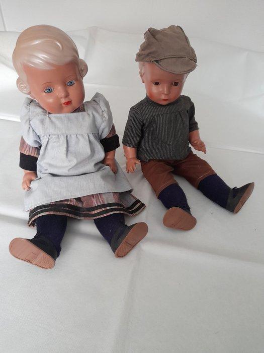 Schildkröt - Pop Schildkröt puppen - Duitsland, Antiek en Kunst, Antiek | Speelgoed