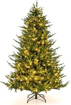 Kerstboom met verlichting - Kunstkerstboom - 180 cm - Met st, Verzenden