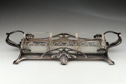 WMF - Support - Plaqué(e) argent, Antiek en Kunst, Kunst | Designobjecten