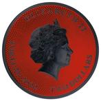 Tokelau. 2 Dollars 2022 1oz Tokelau Hibernia Black Platinum