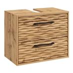 Wastafelkast Etna 60 x cm x 35 cm x 50 cm Eiken Badkamerkast, Verzenden, Nieuw