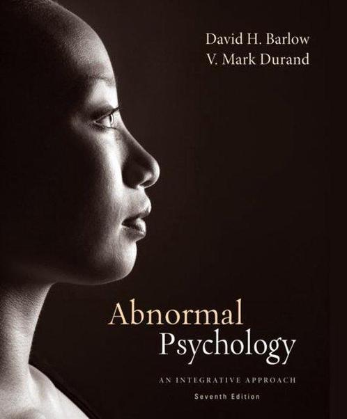 Abnormal Psychology 9781285755618, Boeken, Overige Boeken, Zo goed als nieuw, Verzenden