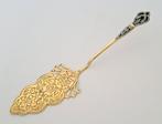 Verguld zilver met emaille inleg - Taartschep - .875 (84
