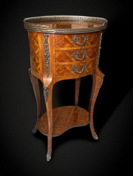 Table ambulante - Stijl Luigi XVI - Edelhout Parquet - Brons, Antiek en Kunst, Antiek | Meubels | Stoelen en Sofa's