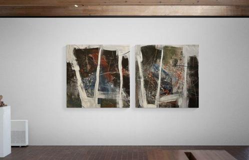 Masaki Kazushi - Quadrivium 1012 Dyptich XXL, Antiek en Kunst, Kunst | Schilderijen | Modern