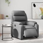 vidaXL Fauteuil inclinable électrique Gris Similicuir, Verzenden, Neuf