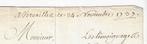 Philibert Orry - lettre autographe signée - 1737, Nieuw