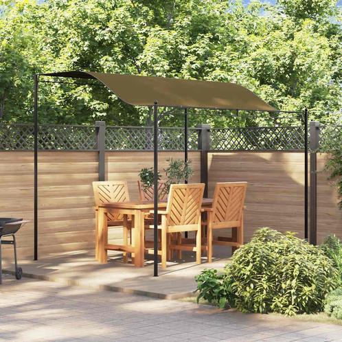 vidaXL Zonneluifel 180 g/m² 3x2,4 m taupe, Tuin en Terras, Partytenten, Nieuw, Verzenden