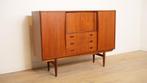 Vintage highboard | Wandkast | Teak | 1960s, Ophalen of Verzenden, Nieuw