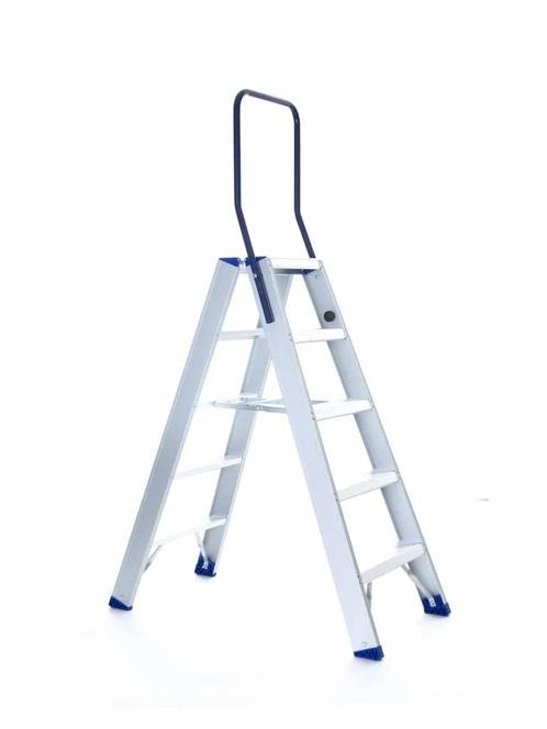 Eurostairs Dubbel Oploopbare Trap – 2 t/m 12 Treden, Doe-het-zelf en Bouw, Ladders en Trappen, Trap, Nieuw, 2 tot 4 meter, Verzenden