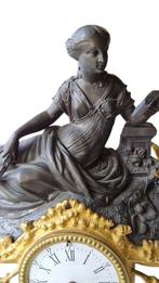 Klok - Metaal, Brons, Albast - 1850-1900 - Parijse Dames, Antiek en Kunst