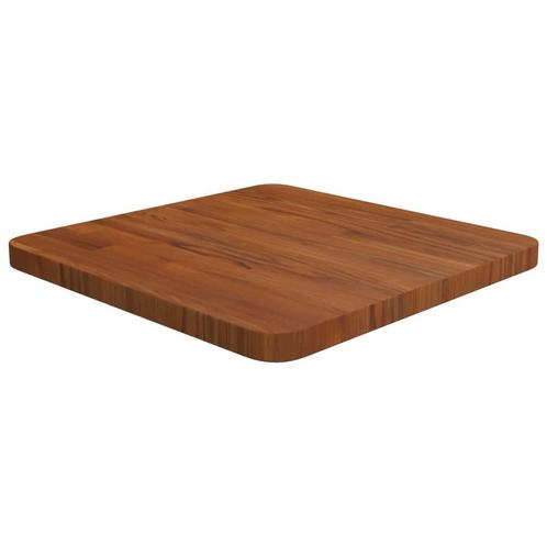 vidaXL Tafelblad vierkant 40x40x2,5cm behandeld eiken, Huis en Inrichting, Tafelonderdelen, Nieuw, Verzenden