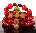 Rubis - Grenat - Collier - Catholique - Croix de Saint