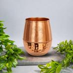Puur koperen beker sequence Tree of Life – 400 ml (zware, Ophalen of Verzenden