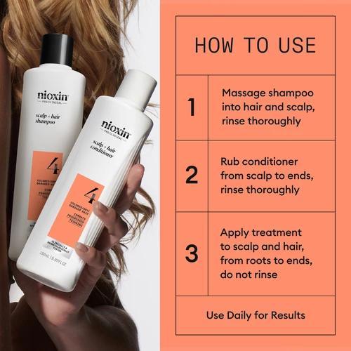 Nioxin System 4 Trial Kit (Shampoo), Bijoux, Sacs & Beauté, Beauté | Soins des cheveux, Envoi