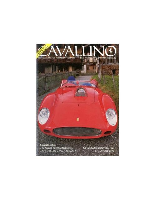 1987/1988 FERRARI CAVALLINO MAGAZINE USA 42, Boeken, Auto's | Folders en Tijdschriften, Ophalen of Verzenden