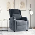 Verstelbare fauteuil donkergrijs | Tweede kansje | OP = OP, Huis en Inrichting, Fauteuils, Kunststof, Verzenden, Nieuw, 75 tot 100 cm