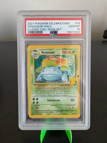 Pokémon - 3 Graded card - Blastoise, Charizard, Venusaur - beschikbaar voor biedingen