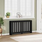 vidaXL Radiatorombouw 149x20x82 cm bewerkt hout zwart, Verzenden, Nieuw