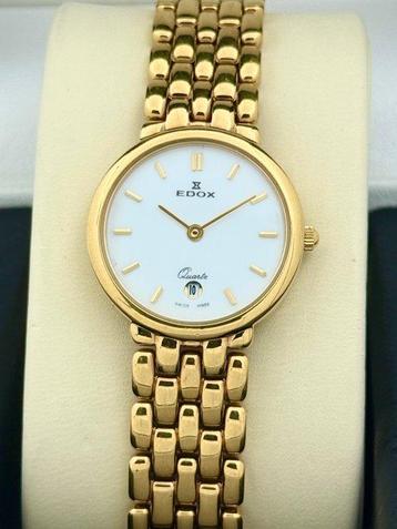 Edox - Sans Prix de Réserve - “NOS” 18K GP Ladies Vintage -