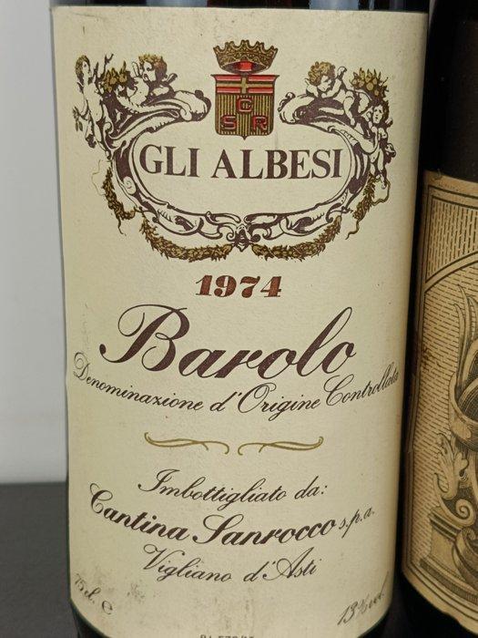 1974 Sanrocco, 1966 Einaudi Barolo & 1975 Giordano, 1971, Verzamelen, Wijnen
