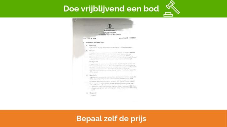 Bieden: VDR L3 banner labeling kit - 147-M0503-00, Sports nautiques & Bateaux, Accessoires navigation, Enlèvement ou Envoi