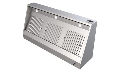 RVS Afzuigkap 300x70x40  verlichting+filter, Zakelijke goederen, Horeca | Keukenapparatuur, Ophalen of Verzenden