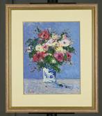 Jean Pierre Dubord (né en 1949) - Vase de fleurs, Antiek en Kunst