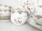 Limoges - Koffieservies voor 6 - Oiseau sur une branche