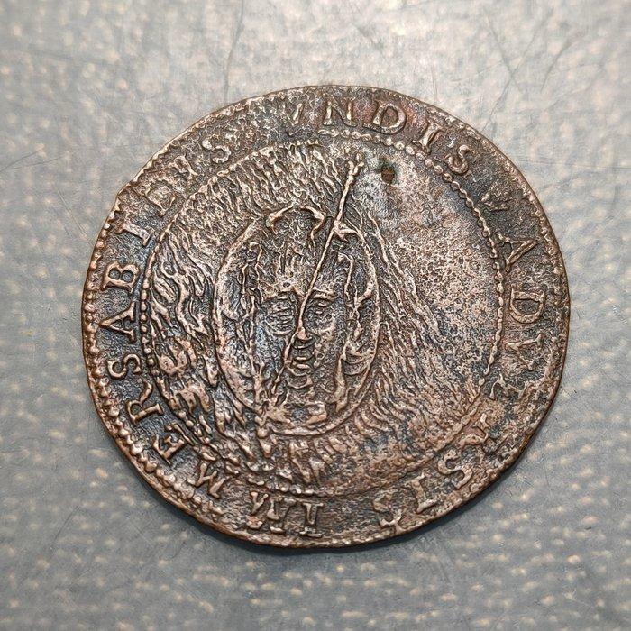 Spaanse Nederlanden. Albrecht en Isabella. Jeton 1619., Postzegels en Munten, Munten en Bankbiljetten | Toebehoren