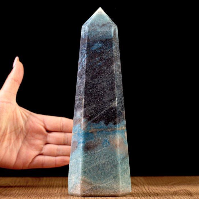 Natuurlijke stratificaties: kwarts, lazuliet en scorzaliet., Verzamelen, Mineralen en Fossielen