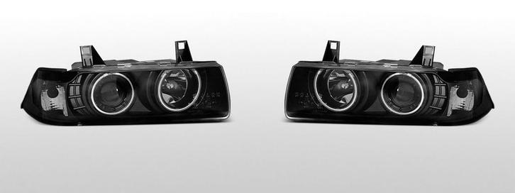 Koplampen Angel Eyes | BMW 3 Series E36 1990-1999 2-deurs| z, Auto-onderdelen, Verlichting, Nieuw, BMW, Verzenden
