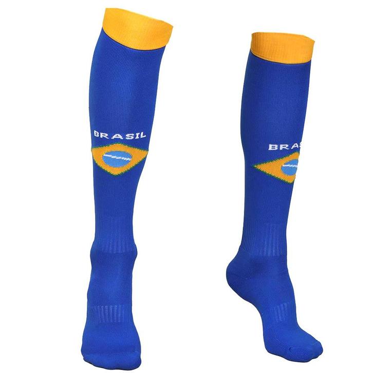 Kingdo Brazilie Voetbalsokken Thuis - Kind en Volwassenen, Sport en Fitness, Voetbal, Bal, Nieuw, Verzenden