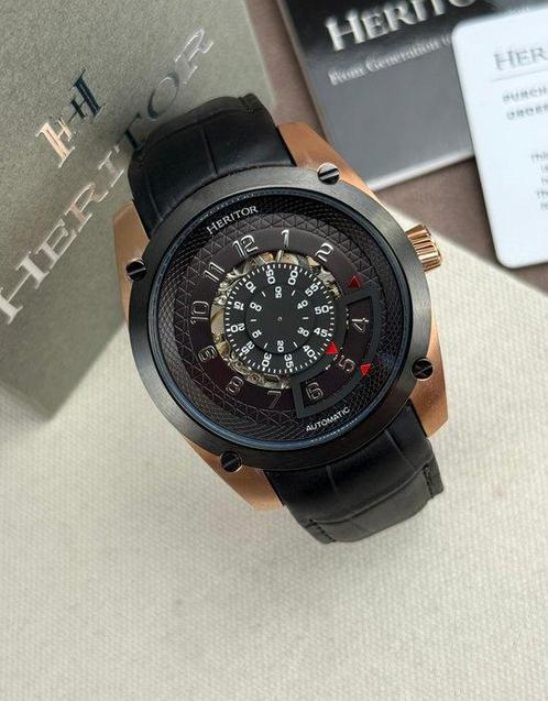 Heritor - Daniels Automatic Date - Zonder Minimumprijs -, Handtassen en Accessoires, Horloges | Heren