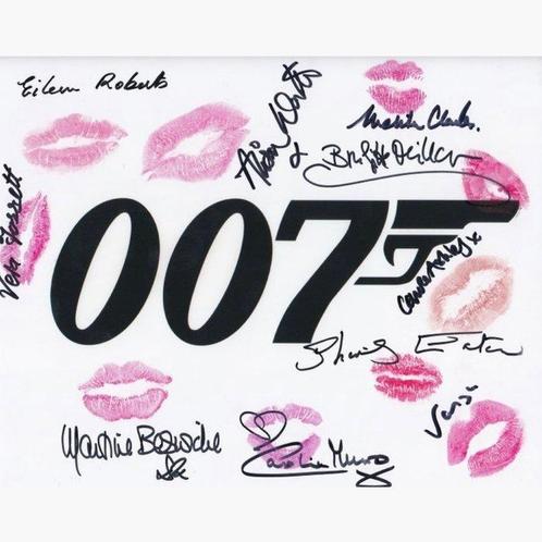 James Bond - Signed and Kissed by 10 Bond Girls! -, Verzamelen, Film en Tv
