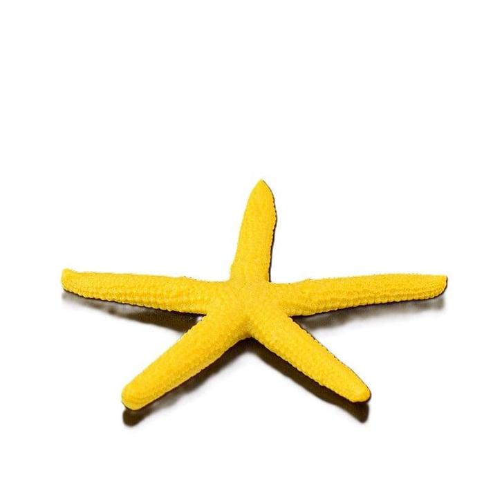 Zeester kunst geel OS-278 - aquarium decoratie, Dieren en Toebehoren, Vissen | Aquaria en Toebehoren, Sierelement, Nieuw, Ophalen of Verzenden