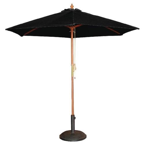 Parasol rond zwart 3 meter | 2,52(h) x 3(Ø)m Bolero, Zakelijke goederen, Horeca | Keukenapparatuur, Nieuw in verpakking, Verzenden