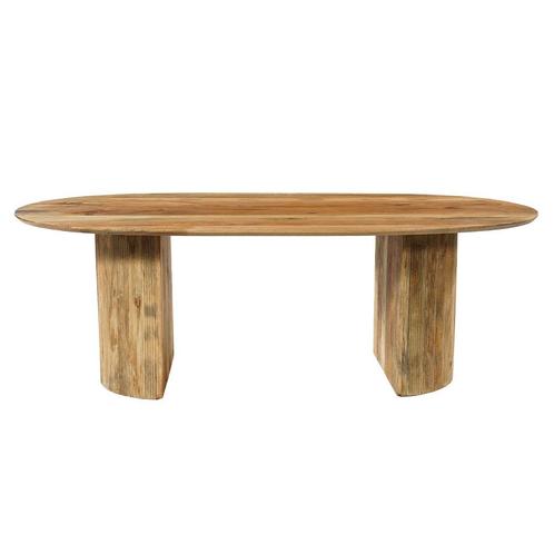 Mangohouten Eettafel Maeve 180x100 cm, Huis en Inrichting, Tafels | Eettafels, Nieuw, Overige houtsoorten, Overige vormen, Verzenden