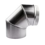 Aluminium bocht 90° | Ø 600 mm, Doe-het-zelf en Bouw, Verzenden, Nieuw
