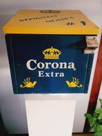 Corona Beer S.A., blauw/geel - Reclamebord - Koelbox -