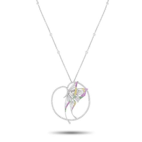 Bucherer - Collier - 18 carats Or jaune, Collier papillon, Handtassen en Accessoires, Kettingen