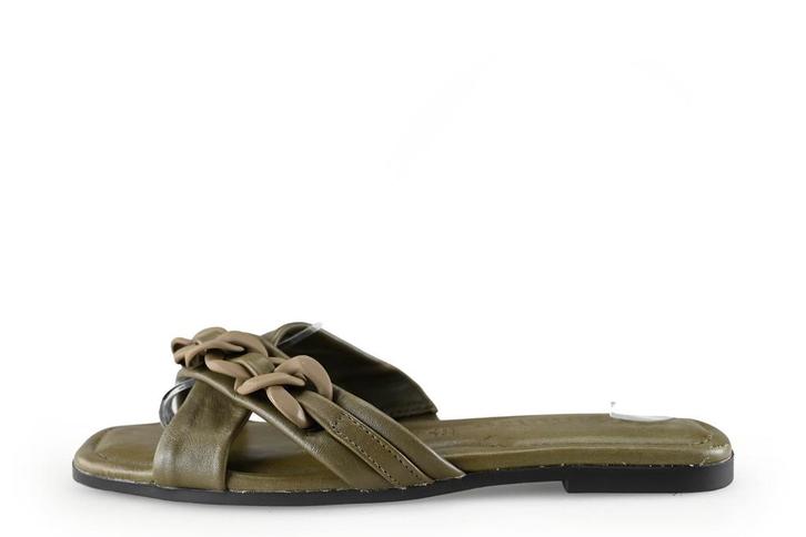 Tamaris slippers in maat 37 Groen | 5% korting, Kleding | Dames, Schoenen, Groen, Gedragen, Slippers, Verzenden
